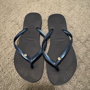 Havaianas Navy Flip Flop Sandals